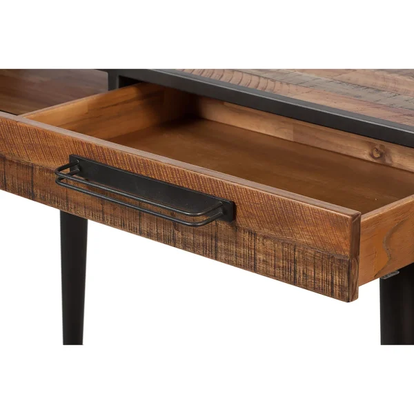 Zago Console Bois D’acacia Et Métal Noir – Cusco 7