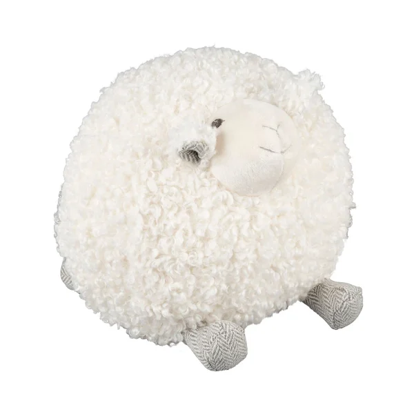 Jardin D’Ulysse Deco Mouton Shaggy Creme 20x20xh20cm Polyester 3