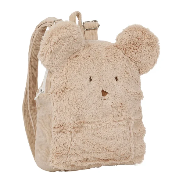 Jardin D’Ulysse Sac à Dos Souris Beige Tout Doux – Shaggy 3