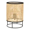 SEMA DESIGN Lampe Balamea Naturel Et Noir H29cm 8