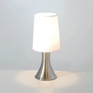 Corep Lampe En Métal Sytsème Touch Coloris Alu Brossé 12