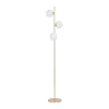 Opjet Lampadaire En Métal H152cm 3 Globes En Verre Opaline Doré – Edmond 14