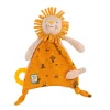 Moulin Roty Doudou Attache-tétine Lion Sous Mon Baobab – H33cm Moutarde 8