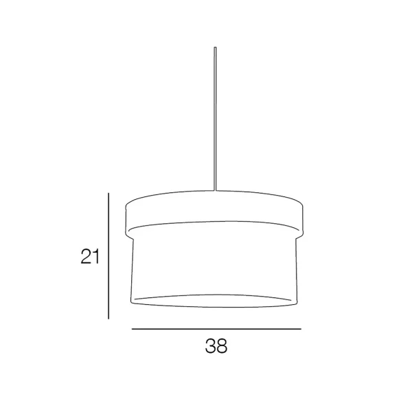 Corep Suspension Cylindre Bimat Amman Pyla D38cm 5