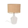 Corep Lampe En Verre Et Raphia Franges H48cm Naturel – Ibiza 10