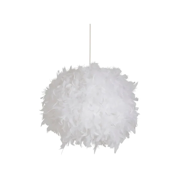 Corep Suspension Boule En Plumes Blanc D30cm Blanc – Kokot 1