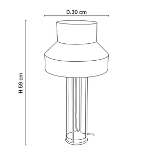 Market Set Lampe En Lin Lave Et Cannage H59cm Nude – Singapour 14