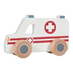 Little Dutch Set Ambulance, Camion De Pompiers, Voiture De Police 12