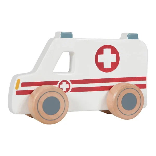 Little Dutch Set Ambulance, Camion De Pompiers, Voiture De Police 4