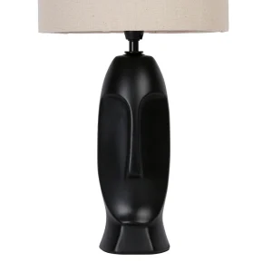 Opjet Lampe En Céramique H45.5cm Noir – Visage 11