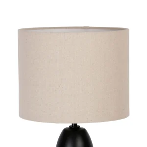 Opjet Lampe En Céramique H45.5cm Noir – Visage 15