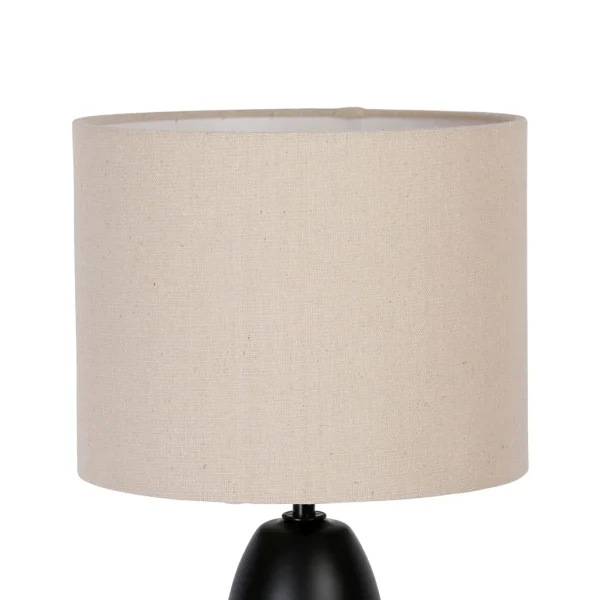 Opjet Lampe En Céramique H45.5cm Noir – Visage 6