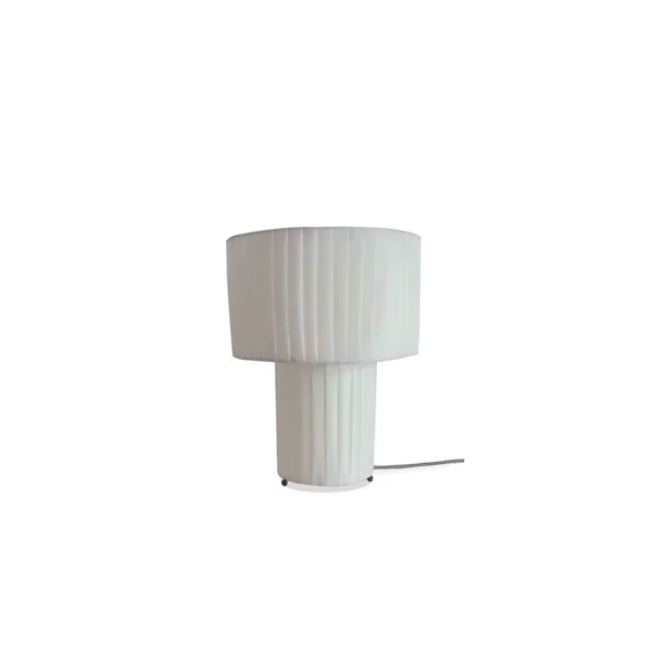 Opjet Lampe Pm Plisse H28cm Blanc – Saturne 1