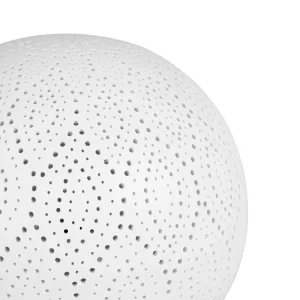 SEMA DESIGN Lampe Boule Dentelle Blanche En Porcelaine 6