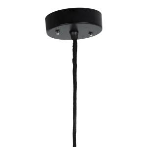 SEMA DESIGN Suspension En Fer H60cm Noir – Kalipso 13