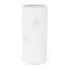 SEMA DESIGN Lampe Cylindre Fleur Blanc H24cm 5