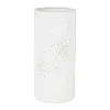 SEMA DESIGN Lampe Cylindre Vegetal Blanc H24cm 5