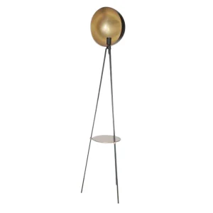 SEMA DESIGN Lampadaire En Fer H156cm Noir Et Doré – Ardecor 8