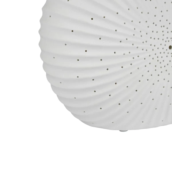 SEMA DESIGN Lampe Disque En Porcelaine H20cm Blanc -essencia 5