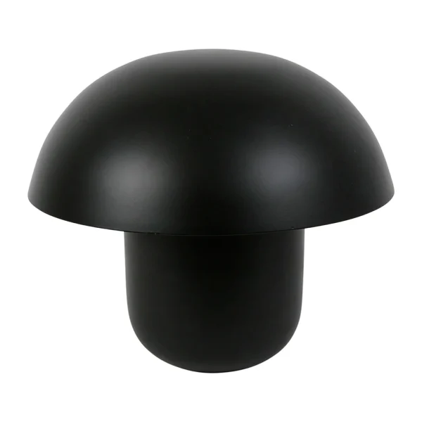 SEMA DESIGN Lampe Champignon Fer H25cm Ambiance Noir Mat – Champart 1