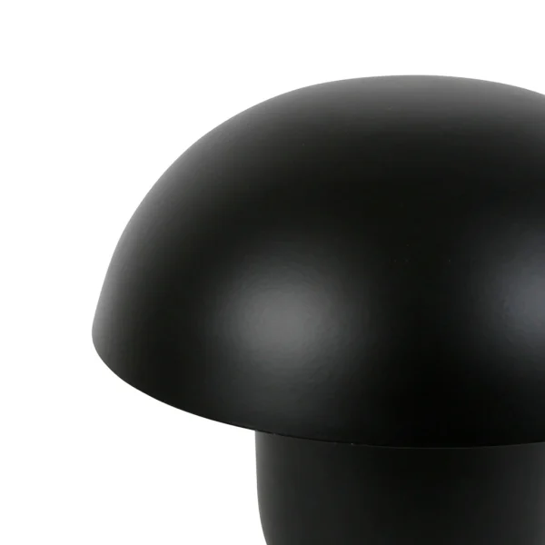 SEMA DESIGN Lampe Champignon Fer H25cm Ambiance Noir Mat – Champart 3