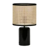 SEMA DESIGN Lampe à Pose Cannage H35.5cm Noir – Solor 16