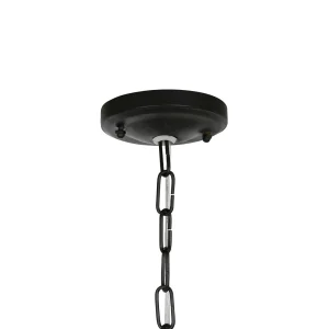 SEMA DESIGN Suspension En Fer D30.5cm Noir Et Doré – Rosalie 10