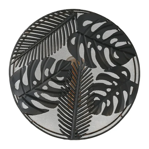 SEMA DESIGN Applique Ronde En Fer D40cm Noir – Tropic’art 1