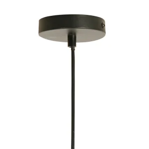 SEMA DESIGN Suspension En Fer Et Coton D70cm Noir – Plaka 13