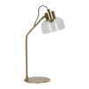 SEMA DESIGN Lampe Design En Fer H54cm Doré Et Verre – Courba 13