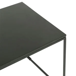 SEMA DESIGN Table Gigogne (x2) Carré En Fer Noir – Carre 13