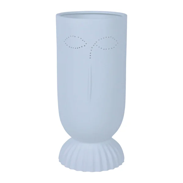 SEMA DESIGN Lampe En Porcelaine Visage Blanche H24cme – Arty 3