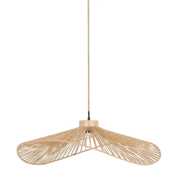 SEMA DESIGN Suspension En Corde De Papier L71cm Naturel – Calyp 1