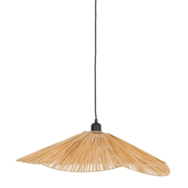 SEMA DESIGN Suspension En Raphia L68cm Naturel – Terre Brulée 1