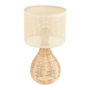 SEMA DESIGN Lampe En Rotin H31cm Naturel – Filen 12