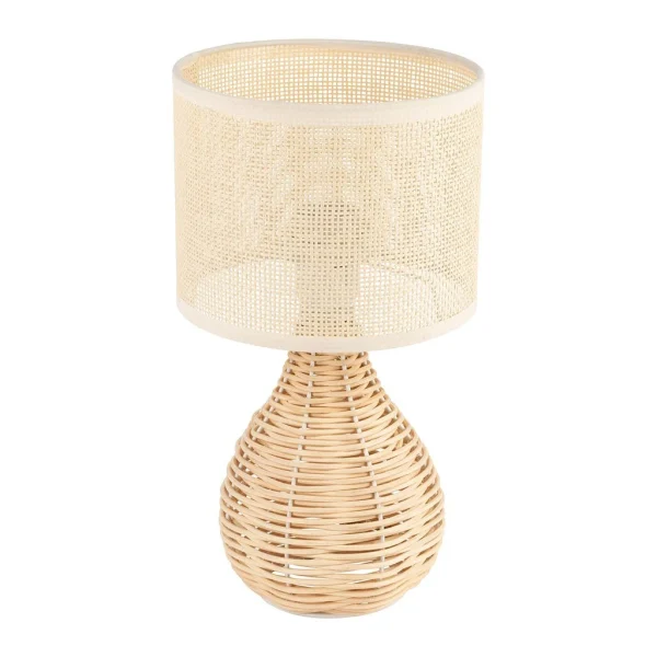 SEMA DESIGN Lampe En Rotin H31cm Naturel – Filen 4