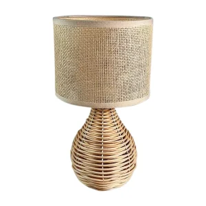 SEMA DESIGN Lampe En Rotin H31cm Naturel – Filen 10