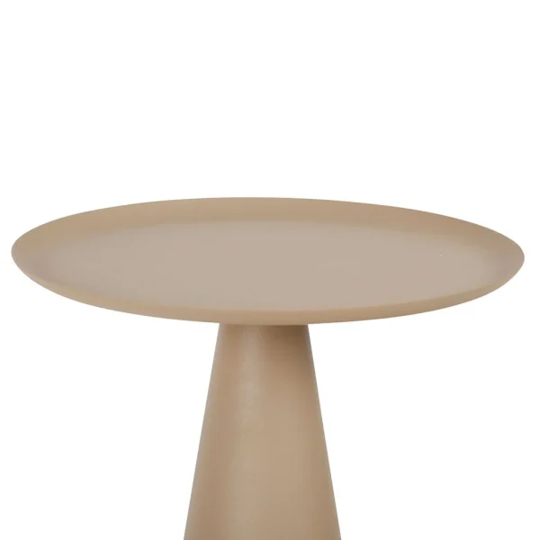 SEMA DESIGN Table D’appoint Moderne En Fer Beige – Arty 3