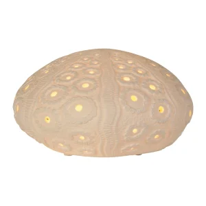 SEMA DESIGN Lampe Galet Shell Blanche En Porcelaine 7